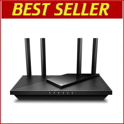 Dual Band AX1800 WiFi Router – Perfect for Gaming, Streaming, and Alexa Users - Image 1 of 4