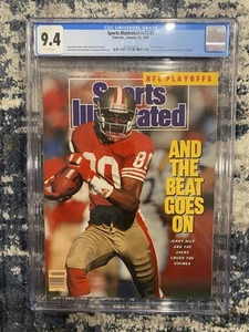Jerry Rice Sports Illustrated CGC 9.4 Newsstand 1/15/1990 San Francisco 49ers - Picture 1 of 6