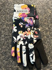 Burton Gloves Youth Size M Touch and Go Winter Snow Ski Floral New without Tags - Picture 1 of 11
