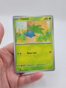 2023 Pokémon TCG Oddish Scarlet & Violet 151 43/165 Common NM - Picture 1 of 2