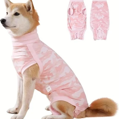 Pet Dog Recovery Suit Wound Protector Medical Clothe After Surgery Wear Coat | - Image 1 of 4