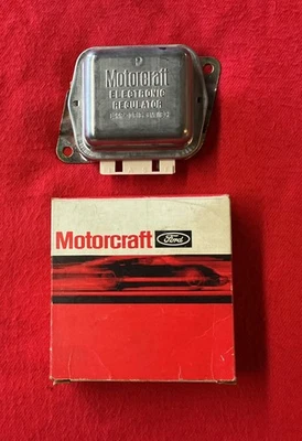 OEM Motorcraft GR785 voltage regulator,1984-87 Lincoln Mark VII E4AF-10316-BA. - Image 1 of 3