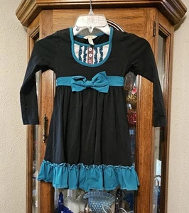 Matilda Jane Girls Dress Size 4 Sense of Wonder Long Sleeve with Bow - Picture 1 of 9