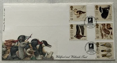 GB QEII 1996 Wildfowl & Wetlands Trust Fourpenny 4d Post WWT Slimbridge Commem - Image 1 of 4