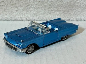 Franklin Mint 1958 Ford Thunderbird 2-Door Convertible 1:43 Scale Blue - Picture 1 of 9