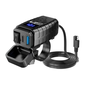 Ultimateaddons Cargador Moto SAE a USB con Voltímetro LED - Caja Abierta - Imagen 1 de 6