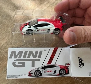 Very Rare Mini GT 1/64 Lamborghini Huracan GT3 EVO IMSA Special Livery Promo - Picture 1 of 1