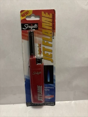 Encendedor de antorcha híbrido resistente al viento llama a chorro Scripto barbacoa camping vela fuego Foto 1 de 3
