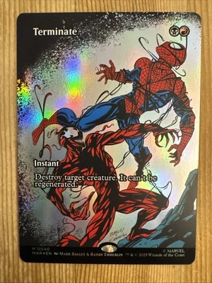 Terminate - Borderless Foil - Spider-man - MAR M 0040 - Image 1 of 2