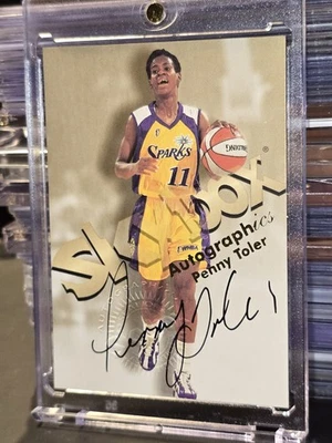 1999 Skybox Autographics WNBA Penny Toler Auto Autograph Los Angeles Sparks - Image 1 of 4