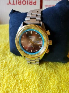 Aseikon World Time Manual Wind Mechanical Watch - Picture 1 of 10