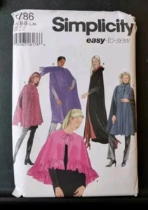 Simplicity Sewing Pattern 5786 Size L/XL *UC FF ***Cape In Four Lengths - Picture 1 of 3