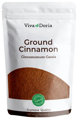 Viva Doria Ground Cinnamon, Premium Cinnamon Powder, 12 Oz - Изображение 1 из 2
