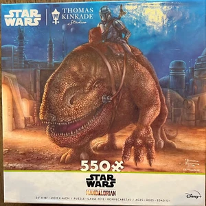 Star Wars Mandalorian 550 piece puzzle from Thomas Kinkade and Disney New in box - Picture 1 of 4