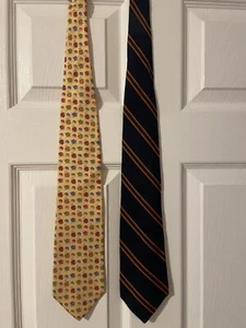 2 GAP PREMIUM 100% Silk Ties - Picture 1 of 8
