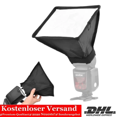 Softbox für Blitz, Blitz Softbox Faltbare Kamera Diffusor Aufsteck Softbox MINI - Bild 1 von 4