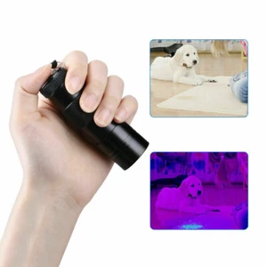 12 LED ULTRA VIOLET BLACKLIGHT UV TORCH ALUMINIUM BODY FLASHLIGHT LIGHT LAMP - Picture 1 of 4