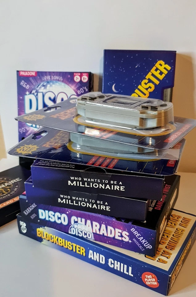 Games Quiz Family Games Charades Card Gifts Fun Joblot Bundle Arcade RRP c £62 - Image 1 of 4