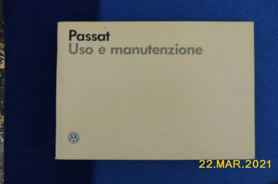 Uso e manutenzione PASSAT VOLKSWAGEN 1986 - ITALIANO - Immagine 1 di 1