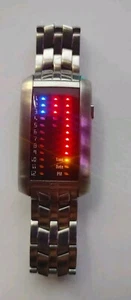 Reloj Pulsera Ibiza Ride II "The One" LED Binario Hombre con Batería Nueva - Imagen 1 de 4