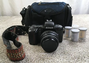 Nikon AF N6006 35MM Film Camera Lens 35-80mm Quantaray 52mm UV - Picture 1 of 19