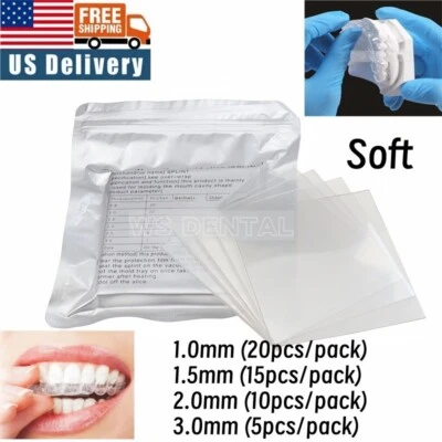 Dental Splint Thermoforming Sheet Retainer Vacuum Forming Material Soft 1.0-3.0
