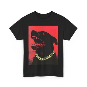 CAMISA GÁNGSTER HIP HOP PERRO ROPA DE CALLE REGALO HOMBRES PAPÁ CADENA ROTTWEILER PITBULL - Imagen 1 de 17