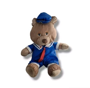 Vintage Potpourri Press Blankies Boy Sailor Bear 13" Nylon Parachute Plush - Picture 1 of 7