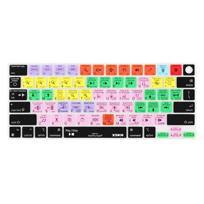 XSKN US EU Avid Pro Tools Keyboard Cover for 2021-2025 Macbook Pro 14.2/16 M1-M5 - Image 1 of 4