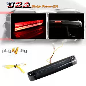 Tubo LED 3D rojo ahumado tercera luz de freno conjunto para Toyota Highlander 2008-2013 - Imagen 1 de 10