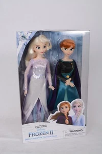 Disney Store FROZEN 2 Queen Anna & Elsa the Snow Queen Doll Set New - Picture 1 of 7