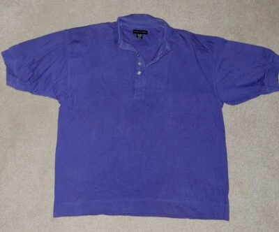 Camisa polo vintage Structure para hombre grande púrpura Foto 1 de 4