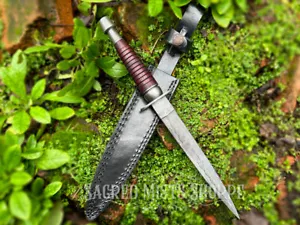 Conjurer's Damascus Athame Heartwood Grip Ritual Ceremony Altar Knife Witch - Picture 1 of 4