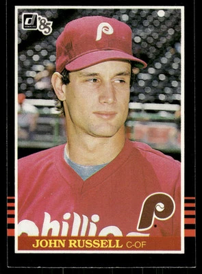 1985 Donruss #648 John Russell Philadelphia Phillies Baseball Card - Image 1 of 2