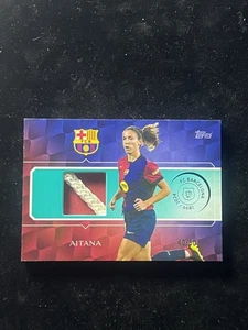 Aitana Bonmati 2024-25 Topps Barcelona 125 Anniversary Camp Nou Goal Net /50 - Picture 1 of 2