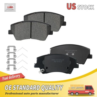 Juego de pastillas de freno delanteras de cerámica para Hyundai Elantra Hyundai IONIQ Kia Niro 2017-2022 Foto 1 de 4