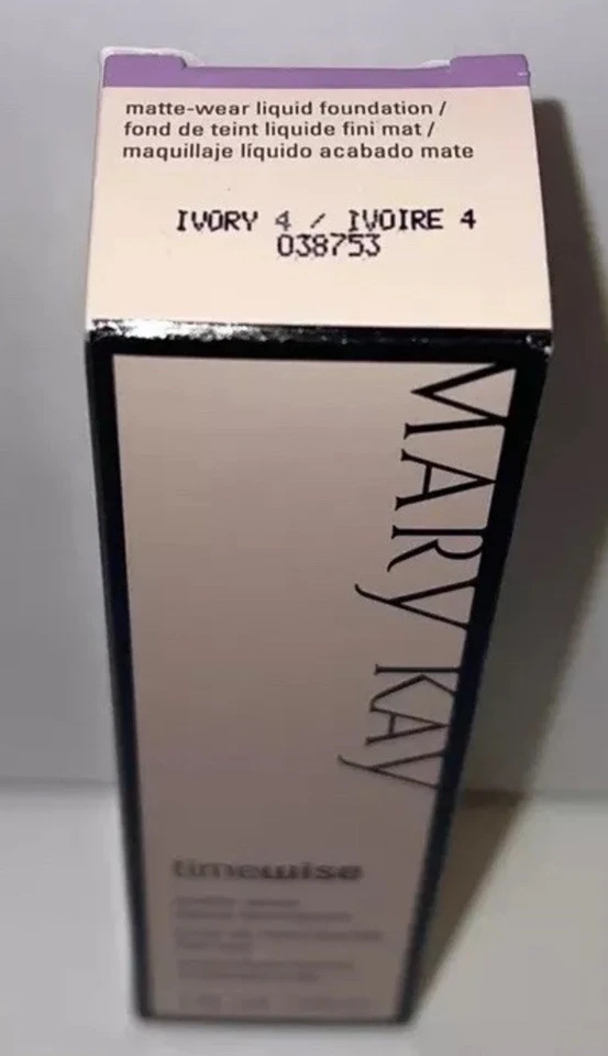 Mary Kay Timewise Matte Wear Liquid Foundation Ivory 4. #038753 1 Fl Oz. New - Image 1 of 1