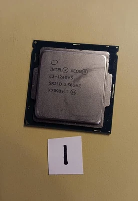 Intel Xeon E3-1240 v5 SR2LD 3.50GHz 8MB 4-Core LGA1151 Socket CPU Processor - Image 1 of 2