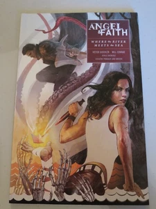 ANGEL AND FAITH SEASON 10 VOLUME 1 WHERE THE RIVER MEETS THE SEA TPB DARK HORSE - Picture 1 of 3