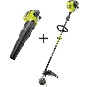25 Cc 2-Stroke Attachment Capable Full Crank Straight Gas Shaft String Trimmer - Picture 1 of 15