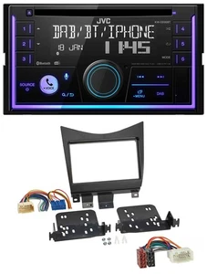 JVC MP3 USB 2DIN DAB Bluetooth CD Autoradio für Honda Accord 02-08 schwarz - Bild 1 von 7