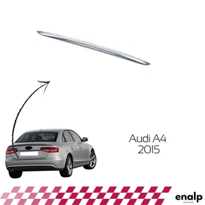 Rear Trunk Chrome for Audi A4 Trim 1 pcs Stainless Steel 2015 Auto Accessories - Picture 1 of 4