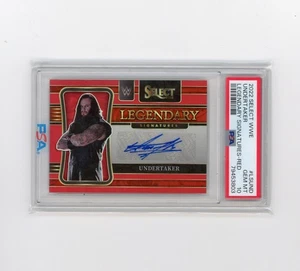Panini Select WWE Undertaker Legendary 2022 autógrafo rojo Prizm #d 75/99 PSA 10 - Imagen 1 de 2