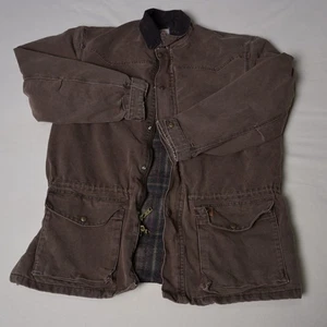 VTG Carhartt C52 CHT Duck Canvas Blanket Lined Chore Ranch Coat Jacket XL Tall - Picture 1 of 11