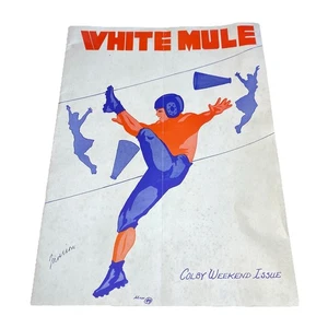 Colby College Waterville Maine Vintage Football Program 1946 Colby Vs Bowdoin - Picture 1 of 12