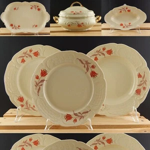 ANTICO 1938 RARO ROCAILLE SERVIZIO PIATTI TAVOLA SANS SOUCI PORCELLANA ROSENTHAL - Imagen 1 de 9