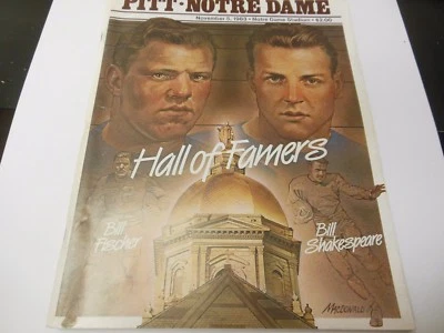 1983 PITT PANTHERS VS NOTRE DAME NCAA FOOTBALL PROGRAM NOTRE DAME STADIUM RARE - Image 1 of 3