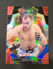 2023 UFC Select Uros Medic Premier Level #103 Blue Prizm Rookie Card RC /49 🔥