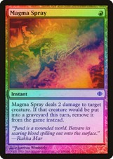 Magma Spray FOIL Shards of Alara PLD Red Common MAGIC GATHERING CARD ABUGames