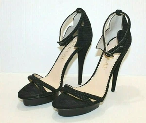 ISABEL MARANT 5" STILETTO ENCRUSTED SWAROVSKI CRYSTAL BK SUEDE HIGH HEELS Sz. 11 - Picture 1 of 9